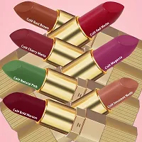 PERPAA#174; Xpression Matte Lipstick Waterproof Enriched with Vitamin E One Stroke Application (5-8 Hrs Stay) (Bold Maroon)-thumb3