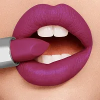 Perpaa Velvet Matte Push Button Long Lasting Highly Pigmented Lipstick, Magenta-thumb2