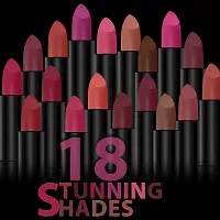 PERPAA Creamy Matte Lipstick Long Lasting One Swipe Application  Waterproof  Smudge proof 3.5gm-thumb3