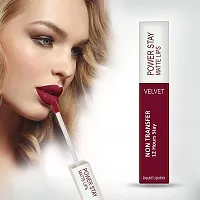 PERPAA&#174; Power Stay Liquid Matte Lipstick - Waterproof (Upto12 Hrs Stay) (Cherry Red)-thumb2