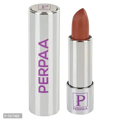 Perpaa Velvet Matte Push Button Long Lasting Highly Pigmented Lipstick, Nude-thumb2