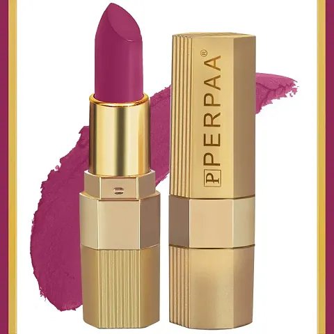 PERPAA&#174; Xpression Matte Lipstick Waterproof Enriched with Vitamin E One Stroke Application (5-8 Hrs Stay)