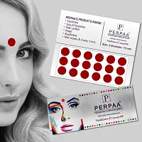 Light Maroon Velvet Kumkum Bindi Box with 15 Flaps - Size 02, Dia-13mm-thumb1