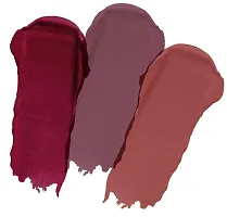 Long Lasting Waterproof Power Stay Liquid Matte Lipstick- Pack Of  3-thumb1