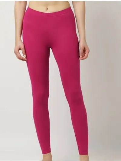 Stylish Fancy Solid Leggings For Women