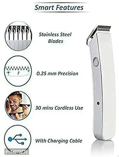 NS-216 Men Beard Cordless Rechargeable 45 Minutes Run Trimmer 45 min Runtime 3 Length Settings  (Multicolor)-thumb2