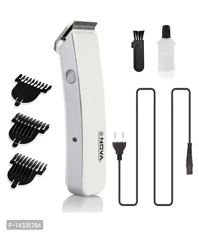 new NOVA NS-216 HAIR TRIMMER FOR MEN, BEARD TRIMMER RECHAREABLE CODLESS :45 MINUTES RUN TIME HAIR TRIMMER FOR MEN, SHAVER  HAIR STYLE PROFESSIONAL TRIMMER FOR BOYS (MULTI COLOR)