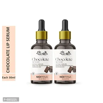 Laugha Chocolate Pink Lip Serum Oil For Chocolate  Flavour , Lip Shine, Glossy, Soft With Moisturizer For Men  Women 60 ml