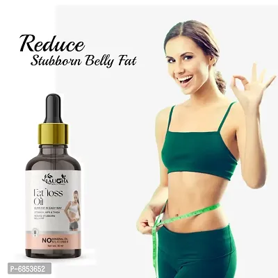 Laugha Fat Burning Oil, Slimming oil, Fat Burner, Anti Cellulite  Skin Toning Slimming Oil For Stomach, Hips  Thigh Fat loss fat go slimming weight loss body fitness oil Fat Burning Oil, 30 ml-thumb0