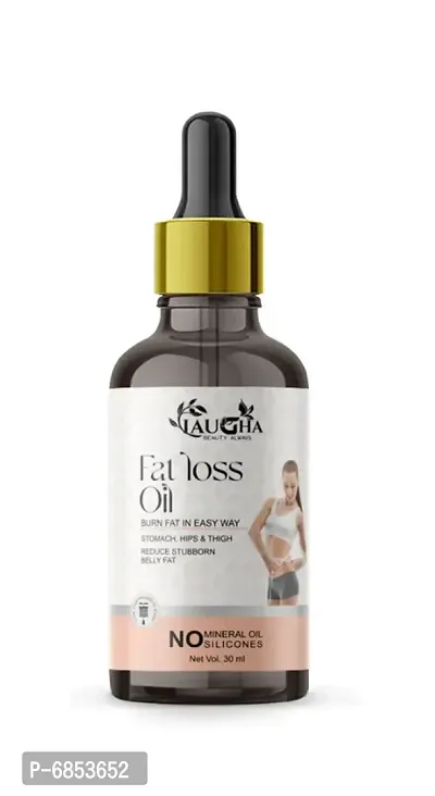 Laugha Fat Burning Oil, Slimming oil, Fat Burner, Anti Cellulite  Skin Toning Slimming Oil For Stomach, Hips  Thigh Fat loss fat go slimming weight loss body fitness oil Fat Burning Oil, 30 ml-thumb3