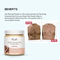 Laugha Hair Removal Powder ( Coffee Fragrance ) For D-Tan Skin, Removing Hair Powder For UniSex 100 g-thumb1