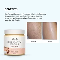 Laugha Hair Removal Powder (Chocolate Fragrance ) For Underarms, Hand, Legs  Bikini Line For Easy Hair Removal No Risk No Pain) Men  Women 200 gm-thumb1