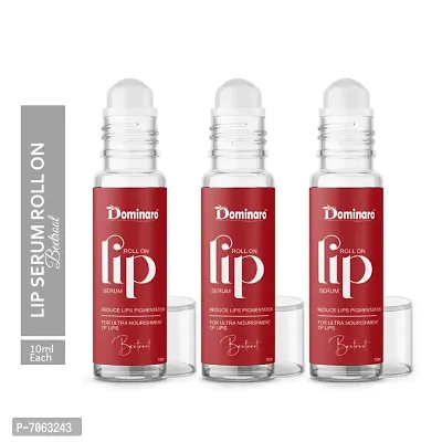 Dominaro Natural Lip Serum Roll On For Beetroot Brightening Pink Lip Serum for Lip Lightening  for Dry Lips For Mens And Women Lip  Gloss 30 ml