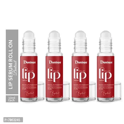 Dominaro Natural Lip Serum Roll On For Beetroot Brightening Pink Lip Serum for Lip Lightening  for Dry Lips For Mens And Women Lip  Gloss 40 ml