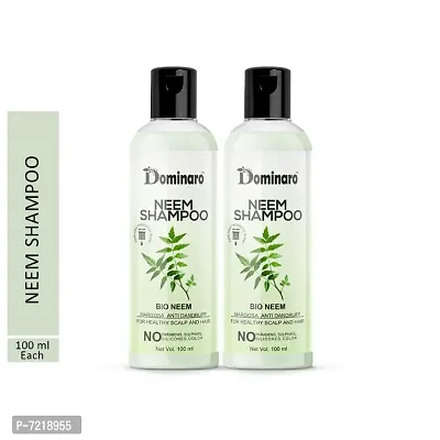 Dominaro Premium Neem Shampoo For Healthy Scalp  Hair Anti Dandruff Shampoo 200 ml
