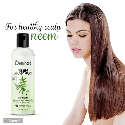 Dominaro Premium Neem Shampoo For Healthy Scalp  Hair Anti Dandruff Shampoo 100 ml-thumb0