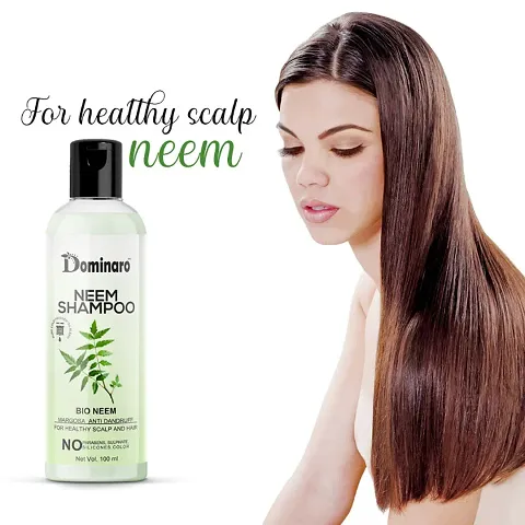 Dominaro Premium Neem Shampoo For Healthy Scalp And Anti Dandruff Combo Pack