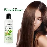 Dominaro Premium Tea Tree Anti-Dandruff Shampoo For Weak Tresses , Strengthining  Nourishing Shampoo 200 ml-thumb2
