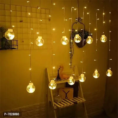 Indoor Outdoor String Lights Window Curtain Lights with 8 Flashing Modes Christmas Wedding Party Home Garden Shop Decorati