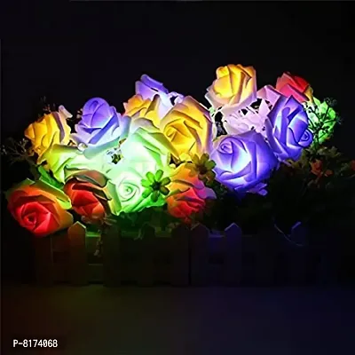 Rose Flower LED String Decoration Light for Wedding Garden Diwali Christmas Festival Decoration