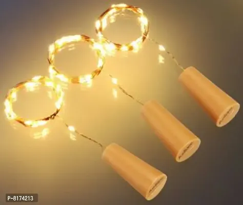 Shop Code 20 Wine Bottle Lights with Cork Copper Wire Lights,2M Battery Operated Fairy Light for Diwali, Christmas, Bride to Be, Birthday Items, New Years (Warm White, 3 Units)