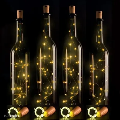 Shop Code 20 Wine Bottle Lights with Cork Copper Wire Lights,2M Battery Operated Fairy Light for Diwali, Christmas, Bride to Be, Birthday Decorati-thumb0