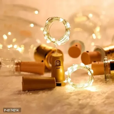 Shop Code 20 Wine Bottle Lights with Cork Copper Wire Lights,2M Battery Operated Fairy Light for Diwali, Christmas, Bride to Be, Birthday Decorati-thumb4