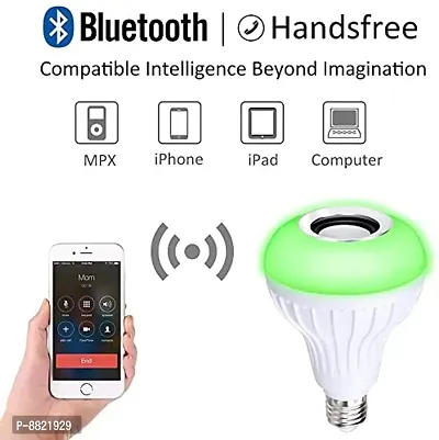 LED Wireless Light Bulb Speaker, Smart Music Bulb for Party, Home, Halloween Smart Bulb-thumb2