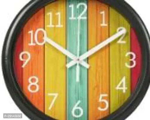 Stylish Printed Wall Mounted Analog Clock-thumb0