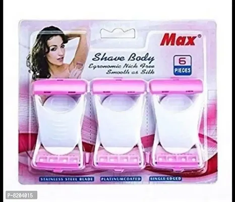 max shave hair removal body razor pack of 6-thumb0