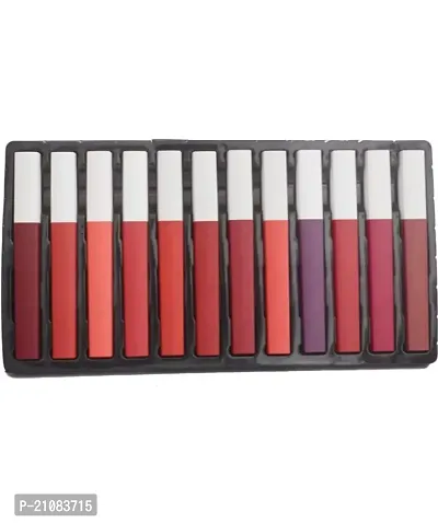 Best quality pure matte lipstick pack of 12-thumb0