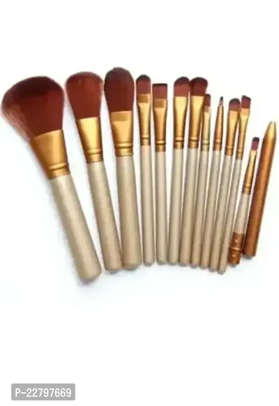 Makeup brush 12 pc best quality wooden brush