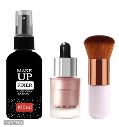 Professional makeup kit makeup fixer, highlighter, foundation brush