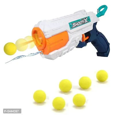 2 in 1 magic blaster gun with soft eva balls and water shooting gun magic blaster gun for kids toy gun with 6 foam balls for 3+ kids-Multi color-thumb0