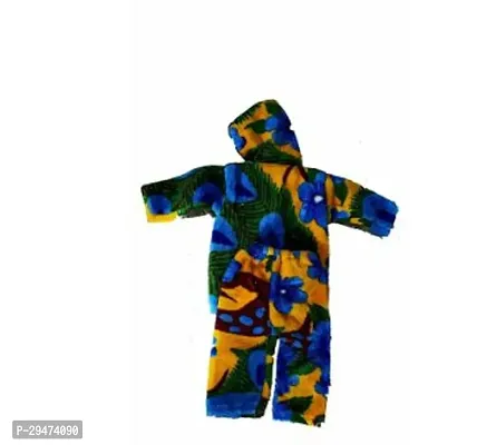 Stylish Blue Velvet Sweaters with Trousers For Kids-thumb0