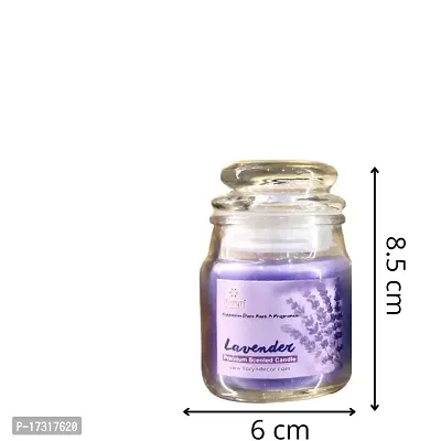 Floryn Decor? Scented Cookie Jar Candle | Scented Jar Candle (Lavender  Chocolate)-thumb4