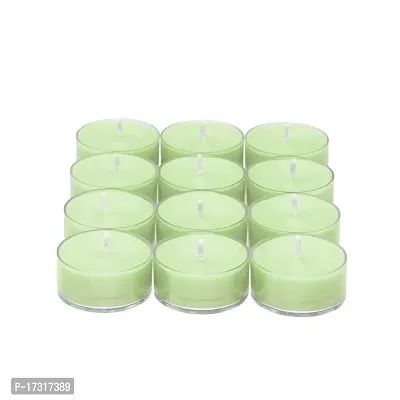 Floryn Decor? Scented Tealight Candles | Fragrance Tealight Candles | Romantic Dinner Candle | Acrylic Tea Light Candle (Lemon Grass, Pack of 10)