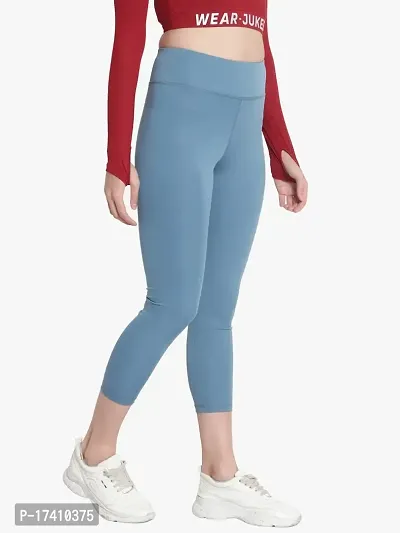 Buy LAPPEN Women Airforce Blue Lycra and Spandex Non-Padded Wirefree Bra  and Zipper Pocket Leggings - XS Online at Best Prices in India - JioMart.