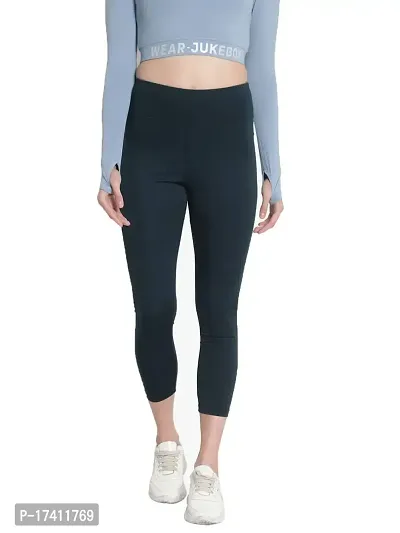 Buy WEARJUKEBOX Gym wear Leggings, Ankle Length Stretchable Workout  Tights