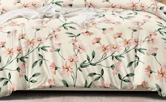 Classic Glace Cotton Printed Bedsheet with Pillow Covers-thumb1