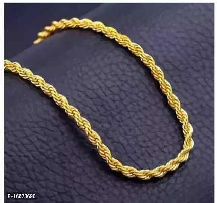 Alluring Golden Brass  Chain For Men
