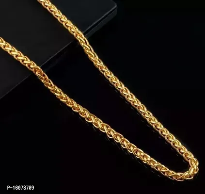 Alluring Golden Brass  Chain For Men-thumb0