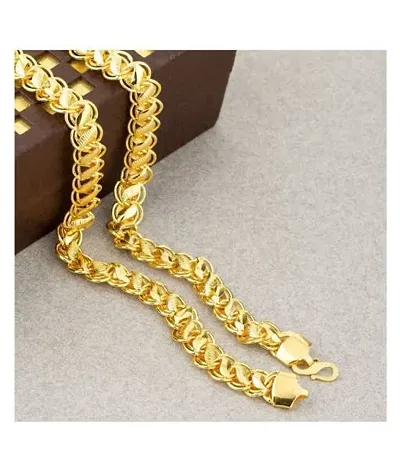 Trendy Fancy Men Gold-plated Plated Metal Chain