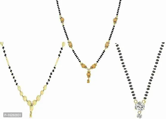 3 Piece Beautiful Jewellery Combo Set Mangalsutra-thumb2