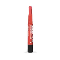 Teen Teen Non Transfer Water Proof Long Lasting Matte Lipstick (Coral Red)-thumb1