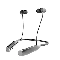 Bluetooth Earphones for Infinix Hot 20 Earphones Original Like Wireless Bluetooth Neckband in-Ear Headphones Headset with Mic, Deep Bass, Sports Earbuds (60 Hours, CSM3)-thumb1