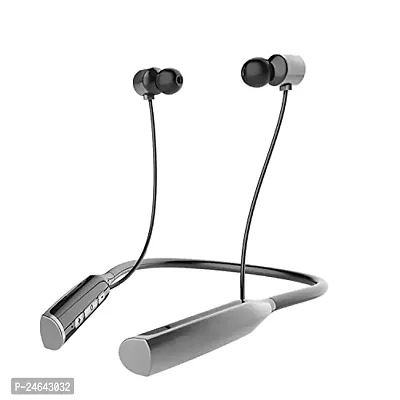 Bluetooth Earphones for Infinix Hot 20 Earphones Original Like Wireless Bluetooth Neckband in-Ear Headphones Headset with Mic, Deep Bass, Sports Earbuds (60 Hours, CSM3)-thumb2