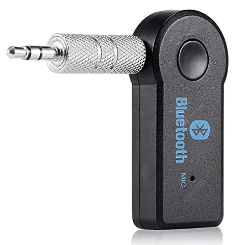 Car Bluetooth for Nokia 5.2 Car Bluetooth Music Receiver Adapter with Built-in Mic and 3.5mm AUX Audio Stereo Wireless HiFi Dongle Transmitter Mp3 Speaker Car Kit (P1)