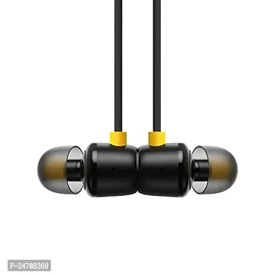 ShopMagics Earphones for Lava Ivory Plus 4G Earphones Original Like Wired in-Ear Headphones Stereo Deep Bass Head Hands-Free Headset Earbud with Built in-line Mic, 3.5mm Jack (RM2, Black)-thumb2