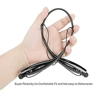 Bluetooth Earphones for Lenovo Tab M10 HD Earphones Original Like Wireless Bluetooth Neckband in-Ear Headphones Headset with Mic, Deep Bass, Sports Earbuds (8 Hours, HBS10)-thumb2